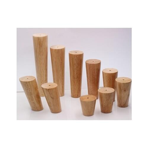 Various types of oak highly reliable tilting furniture legs with iron plate sofa table cupboard feet 4 piece set free postal