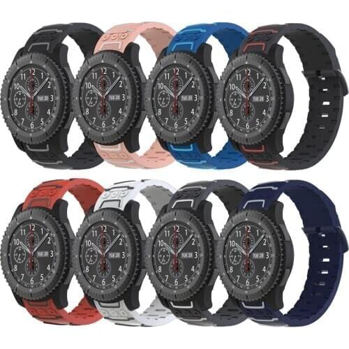 22mm Strap For Samsung Gear sport S2 S3 Frontier Classic watch Band huami amazfit 1 2 pace bip huawei watch 1 2 classic bracelet