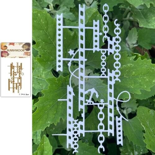 2021 CH New Arrival Chain Stencil Metal Cutting Dies For Scrapbooking Practice Hands-on DIY Album Card Craft Decoration