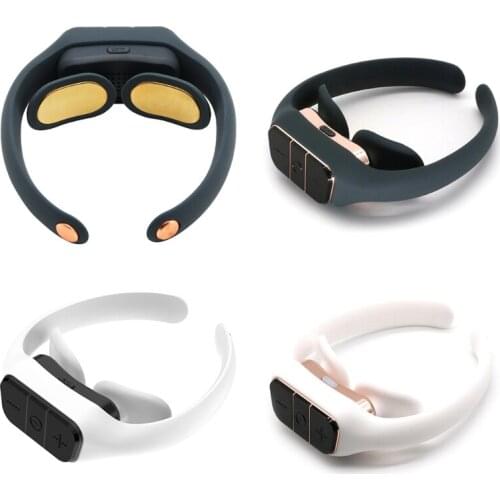 New Remote Smart Neck Shoulder EMS Muscle Massager Relaxation Electric Pain Relief ToolCervical Vertebra