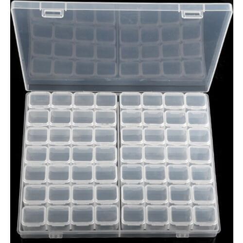 56 Lattices Dismountable Diamond Embroidery Accessories Diamond Painting Boxes Cross Stitch Cases Storage Organizer Home Storage