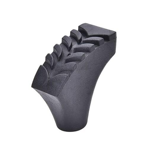 2Pcs Trekking Pole Nordic Walk Stick Cane Klim Vervanging Alpenstock Outdoor Camp Hike Protector Cap Tip Rubber