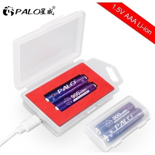 900mWh 1.5V AAA battery rechargeable Li-ion battery AAA 1.5v lithium li-ion rechargeable battery and 1.5V Li-ion battery charger