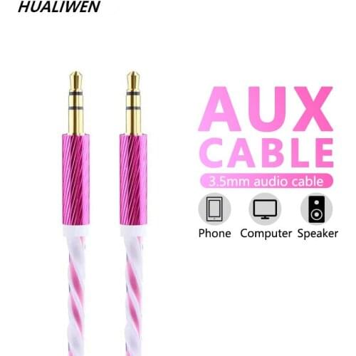 3.5mm Jack Audio Cable Jack 3.5 mm Male to Male Audio Aux Cable For Car Headphone Speaker Cable