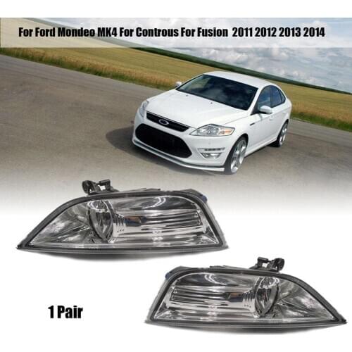 Car Fog Light Fog Lamp Covers for Ford Mondeo MK4 for Controus for Fusion 2011 2012 2013 2014 Front Bumper Fog Lamp Driving Ligh