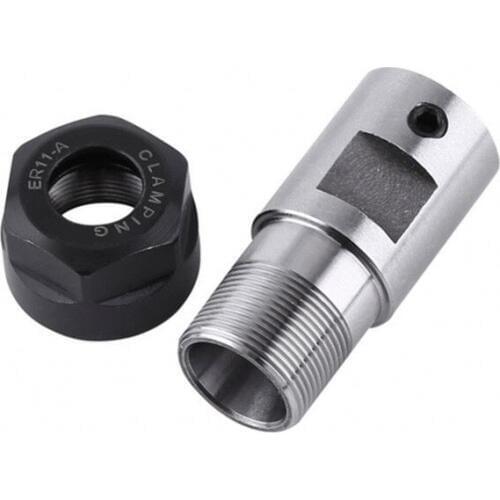 Free shippinC25 ER20 Collet Chuck Motor Shaft Extension Rod Spindle Collet Lathe Tools Holder Inner hole 8mm 10MM 12mm 14mm 16m