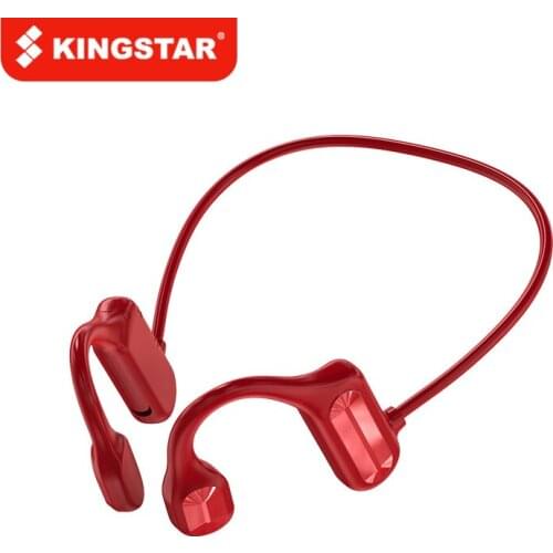 KINGSTAR Bluetooth-compatible Earphones Sport Wireless Headset Ear Hook Air Bone Conduction Principle HIFI Headphone With Mic