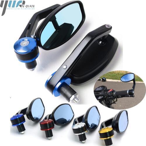 22mm 7/8" Universal Motorcycle Handle Bar End Rearview Side Mirrors for BMW R1200GS Adventure F800GS R1100GS G310R G310GS F750GS