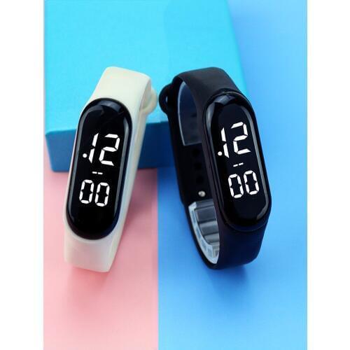 New LED electronic Sports Watches for Men Fashion Rubber Strap Digital Mens Watches for Women Reloj infantil relogio feminino