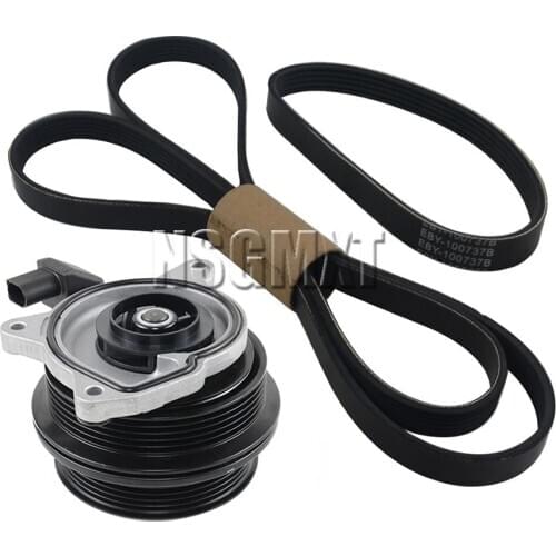 AP01 Water Pump & Pulley Belt Kit for Audi A1 A3 VW Beetle Golf Tiguan Jetta Passat Seat Ibiza Skoda Fabia 1.4 TSIon 03C121004G