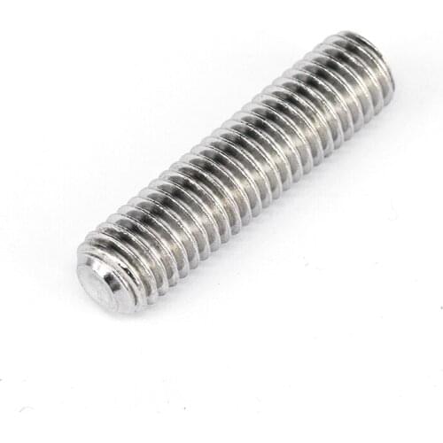 M6-M20 Stainless Steel 304 Hexagon Flat End Set Screw Machine M Screw Top Screw to Suspend Payment Screw Rod Headless