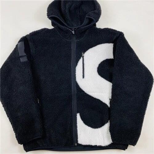 Myluxuries FW20 Week 10 S Logo Hooded Fleece Men Winter Jacket
