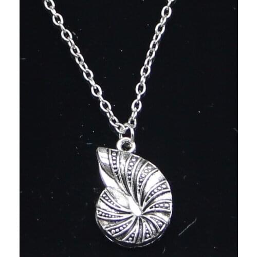 New Fashion Necklace 23x17mm conch shell Pendants Short Long Women Men Colar Gift Jewelry Choker