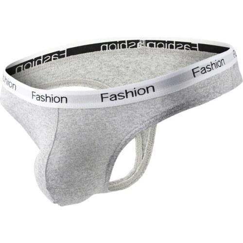 New Style Mens Underwear Shorts Soft Comfortable Briefs Mens Sexy Thongs and G Strings Modal Bikinis Tangas Hombres Jockstrap