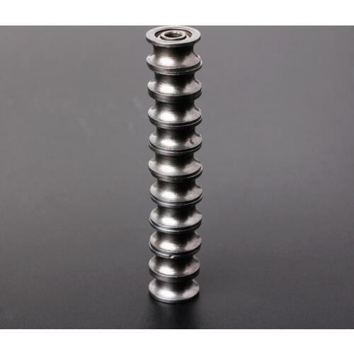 New 10 Pcs U624ZZ 1.8mm U Groove Guide Pulley Sealed Rail Ball Bearing 4x13x7mm