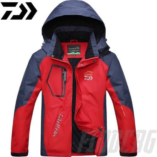 NEW Daiwa Fishing Clothing Clothes Men Breathable Sports Wear Set Hiking Windproof Clothes Fishing Keep Warm Windproof Jackets