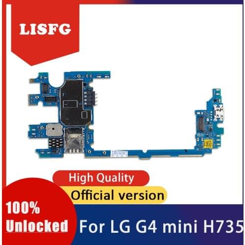 Unlocked Original For LG G4 mini H735 motherboard With Android system Full Working Mainboard For LG G4 mini H735 logic Board