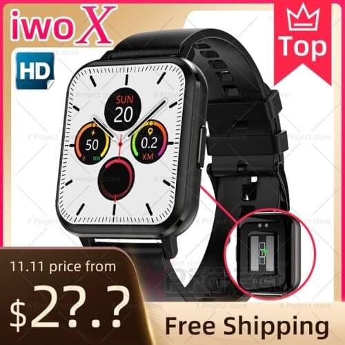 SmartWatch DTX Full Touch Smart Watch Men Blood Pressure Bluetooth Call Women reloj PK Apple Watch W34 X6 X7 DT93 W26 W46 oppo