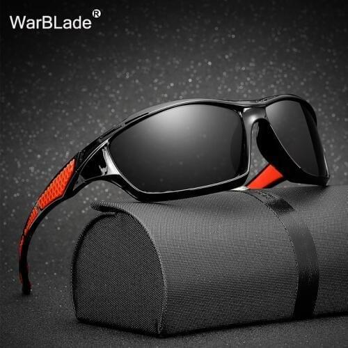 WarBLade New Yellow Lenses Polarized Sunglasses Men Fashion Male Eyewear Night Vision Sun Glasses Car Drivers Goggles For Man