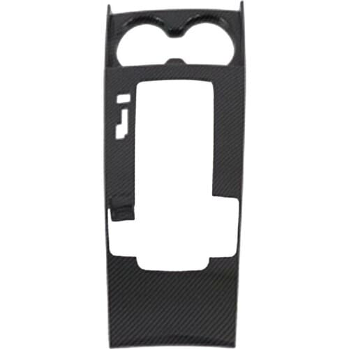 ABS Carbon Fiber Style Front Gear Shift Panel Frame Cover Trim Fit for Mazda 3 2019 2020