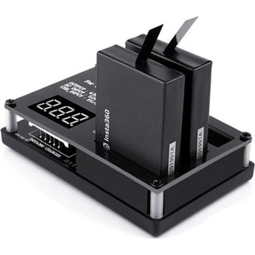 New Rcharlance 3 in 1 3X5.22W 3X1.2A Micro USB Charger Quick Battery Charging with 12V 3A Adapter for Insta360 ONE X Camera