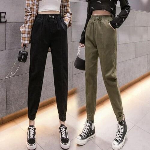 Women Pants Overalls Womens Spring Autumn Winter High Waist Casual Pants Women Pantalones De Mujer