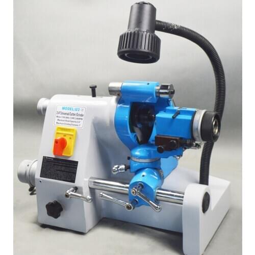 220V U3 R8 Collets CNC Universal Cutter Grinder Sharpening Machine for End Mill Twist Drill Cutter Grinding Tool Drill Sharpener