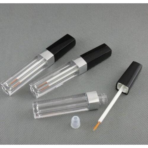 3.5ml Clear lucency Plastic eyeliner packaging Containers Originales New Style Square Liquid eyeliner Empty Bottles