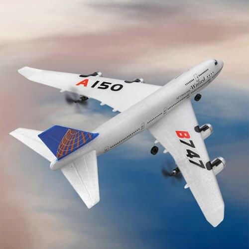 A150 2.4GHz RC Airplane WLtoys 6-Axis Gyro Wingspan Fixed Wing Foam Plane Model Electric Remote Control Glider Drone Toys