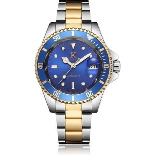 JOJOZ Explosive style mechanical watch watch male high-quality mens watch waterproof steel band