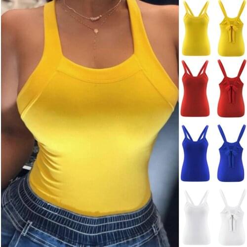 Elegant Woman Yoga Workout Tops Slim Bowknot Vest Fitness Running Gym Sports Sleeveless Yoga Shirt
