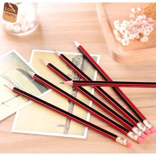 72pcs 6 boxes student simple style painting pencil non-toxic environmentally friendly wooden pencil painting pencil