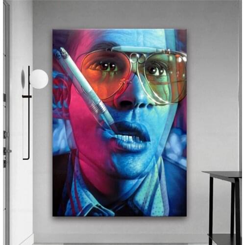 Fear and Loathing In Las Vegas Classic Movie Oil Painting Art Poster Print Canvas Home Decor Picture Wall Print