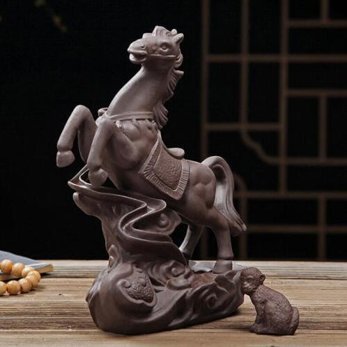 Horse Waterfall Smoke Backflow Incense Cones Ceramic Incenses Burners Bullet Incense Holder Wierook Waterval Home Decoration