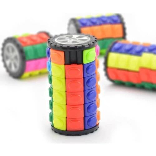 Corn Rotate Slide Cube Babylon Tower Puzzle Logic Fidget Toy Gift