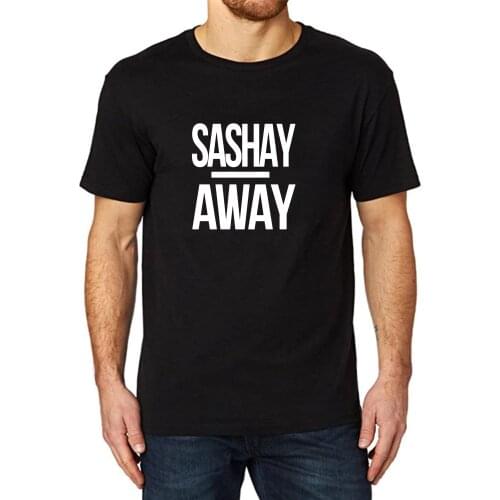 Lyprerazy Mens Sashay Away Slogan Printed Black Workout Fitness Gym Summer Funny T shirt