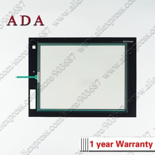 Original GT1695-XTBA Touch Screen Panel Glass Digitizer for Mitsubishi GT1695-XTBA Touchscreen and Front Overlay Protective Film