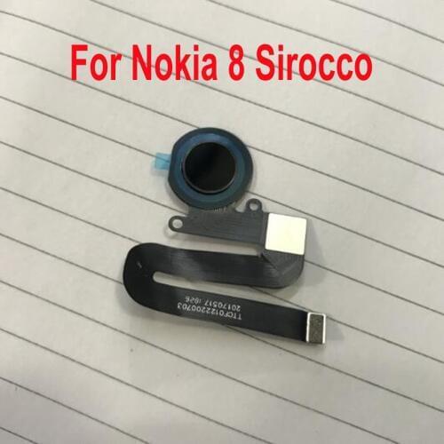 Original Best Working Fingerprint Touch ID Sensor Scanner Home Return Menu Button Key Flex Cable For Nokia 8 Sirocco 8S