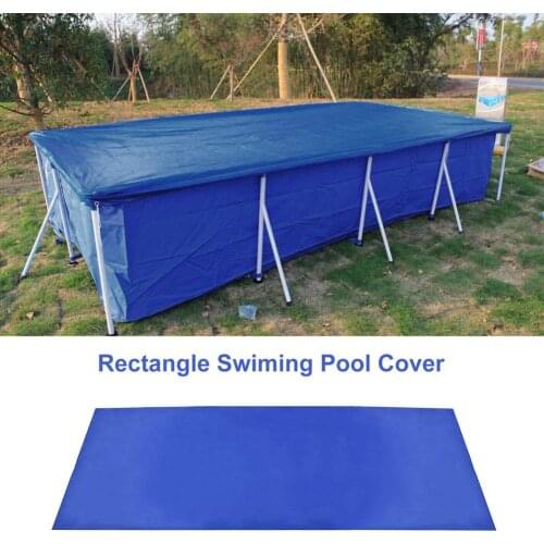 Rectangular Pool Cover Tarpaulin Solar Swimming Pool Protection Cover Heat Insulation Film For Indoor Outdoor Pool Accessories