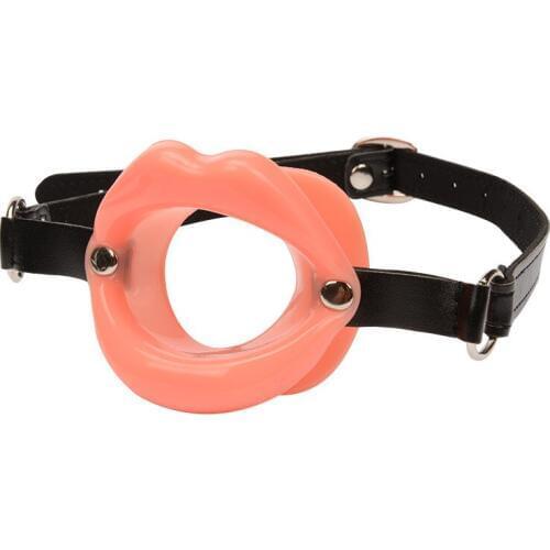 Sexy Lip Shape Silicone Oral Sex Open Mouth Gag Harness Fetish Bondage Restraints Erotic Toys Sex Tools Sex Toys for Couples