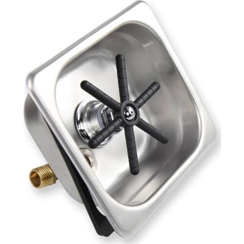 Counter-top Frothing pitcher rinser/Steaming Pitcher Rinser/glass rinser/Dispense steaming pitcher rinser without base/wash tool