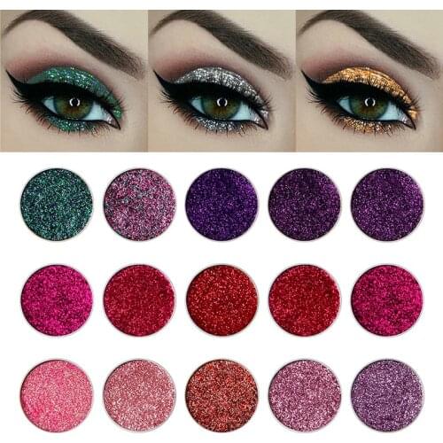 25Colors Eye Shadow Makeup Powder Glitter Diamond Luminous Radiant Powder Long-Lasting Waterproof Smoky eyes makeup