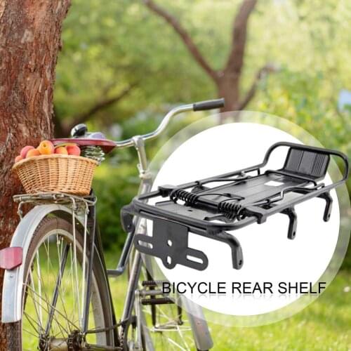 Bicycle Luggage Carrier Cargo Rear Rack Shelf Cycling Trunk Bicycle Aluminum Alloy ​Seatpost Bag Holder Stand MTB Install Tool