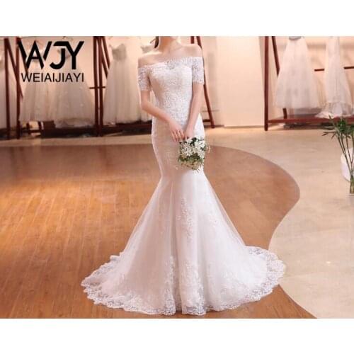 Свадебные платья силуэта русалка WEIAIJIAYI TRADING CO LTD China At AliExpress