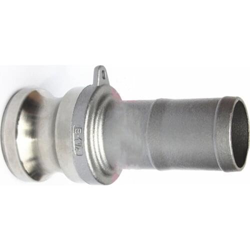 1-1/4" 32mm OD Hose Barb x 45mm OD Camlock 304 Stainless Steel E Type Plug Cam Lock Fitting Pump Adapter Cam Groove Coupling