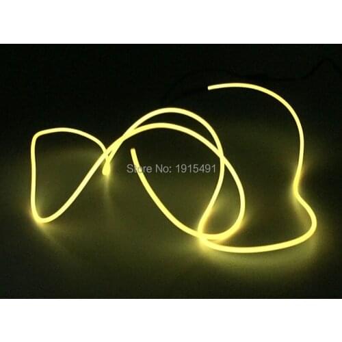 Grand Event Stage Design Decor 1Metrer Sparkling 2.3mm Led Strip EL Neon Lights for DIY Glowing Decoration