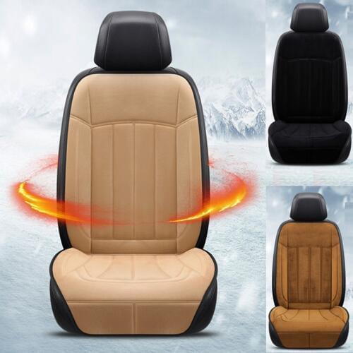 2018 easy install cloth 12v electric heated car seat cushion universal single heating not move keep warm cover quailty guarantee