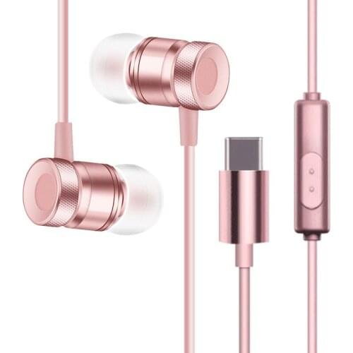 2018 In-Ear Earphone Type-c 3.0 Headset Stereo Sound With Mic Earphones For Samsung Xiaomi LeTV Mobile Phone MP3 MP4