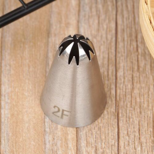 #2F Cherry Blossoms Piping Nozzle Cake Decorating Drop Flowers Cream Pastry Cupcake Cookies Sakura Icing Tip