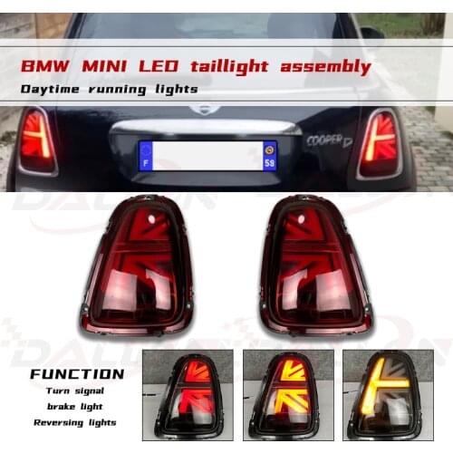 2PCS Car LED Tail Light for BMW Mini Cooper R55 R56 R57 R58 R59 LED Taillight 2007-2013 LED Brake Light Reverse Lights 2007-2010